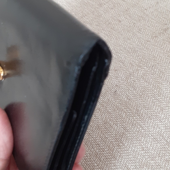 Salvatore Ferragamo Black Leather Wallet
